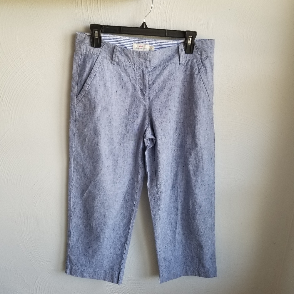 Vinyard Vines Catamaran Linen Blend Pants Sz 4